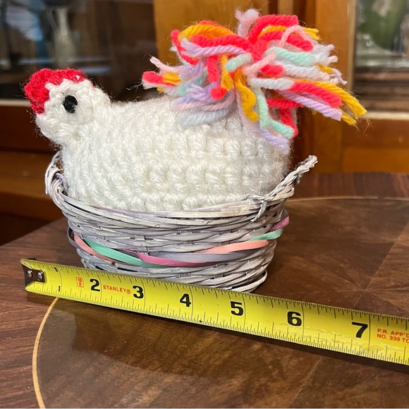 Vintage Spring Easter Lot 3 piece chicken bunny candle  Wallace Berrie Co plush - Picture 5 of 11